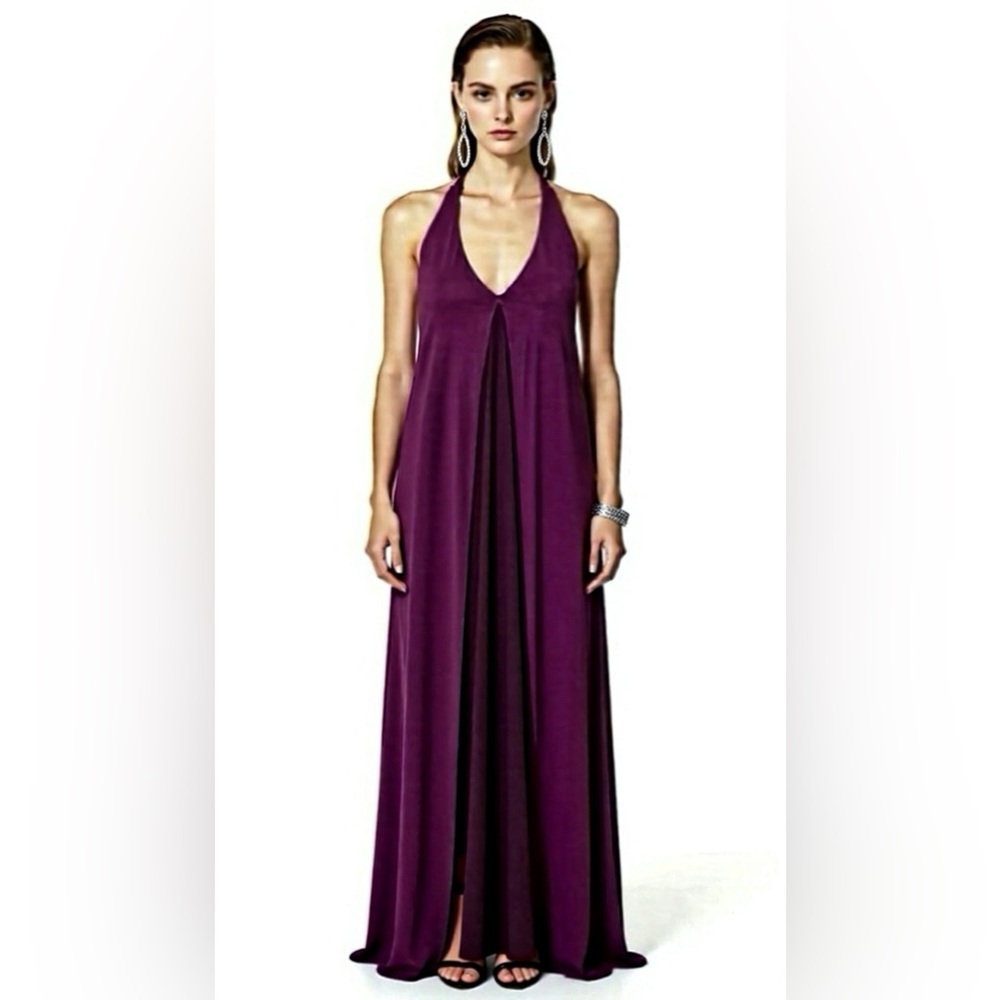 NWT Soma Deep Purple Halter dress